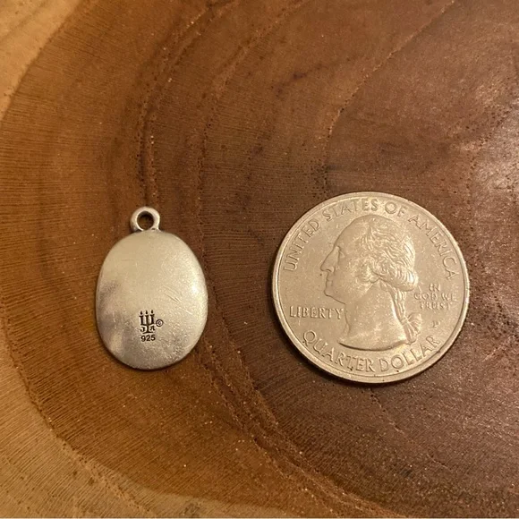 RETIRED James Avery Palm Tree Charm, Sterling Silver 🌴 - Picture 2 of 2